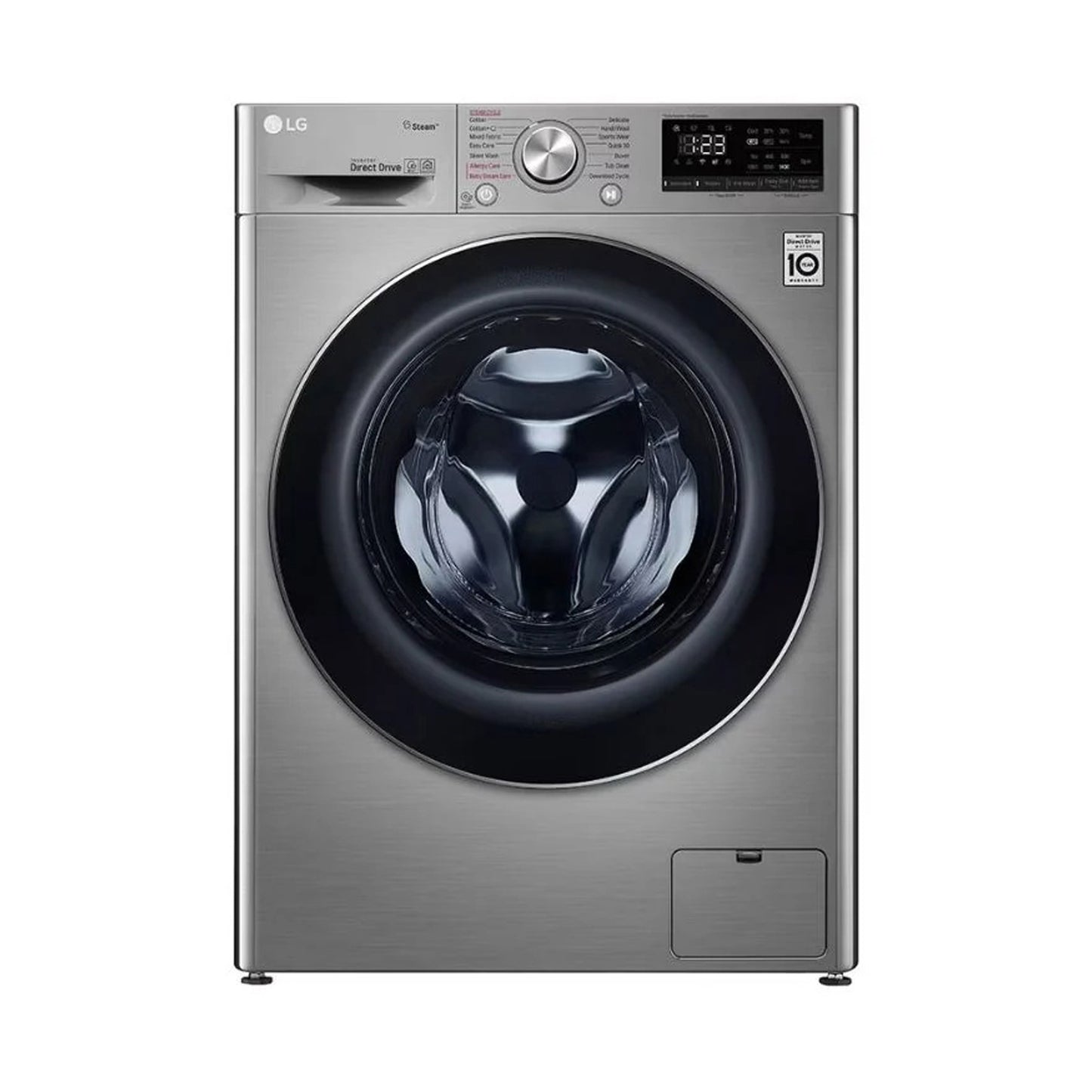 LG Washer 11Kg Front Load 1400RPM Silver(BU)