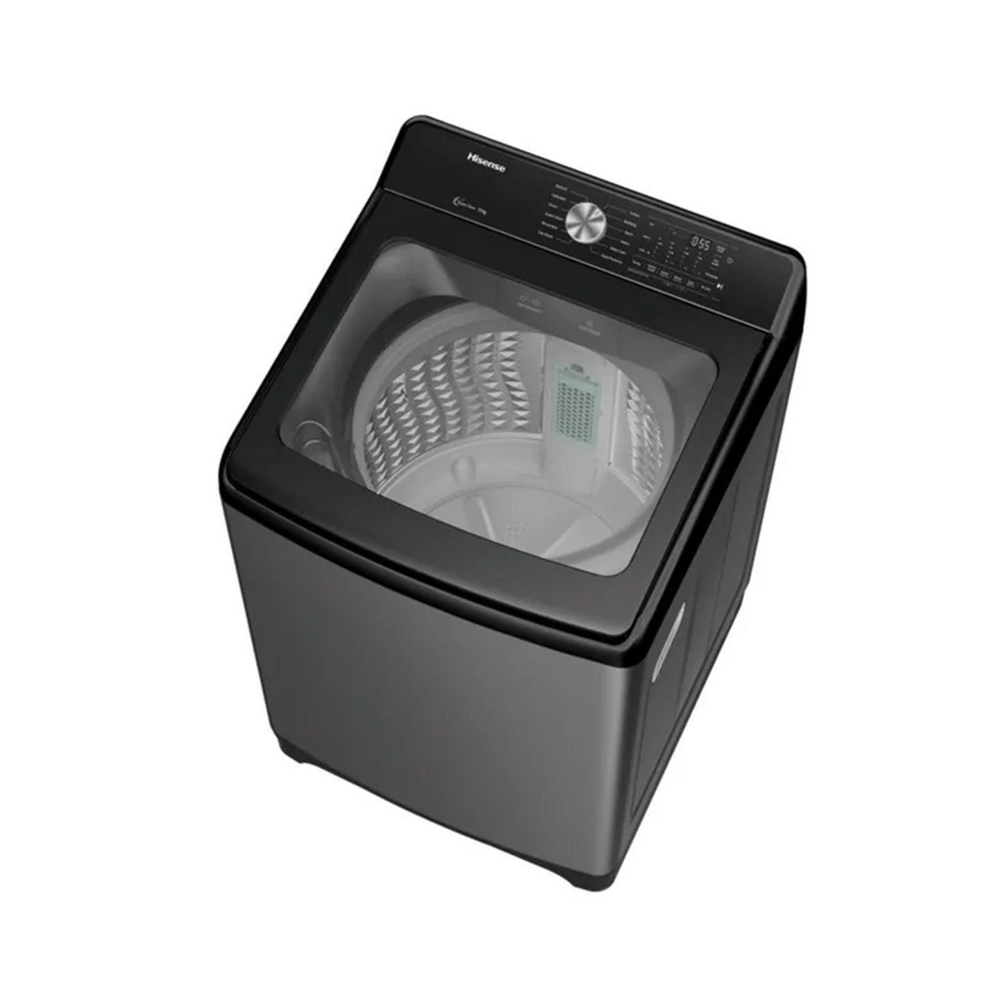 HISENSE Washer Top load 17KG iBubble Titanium Grey