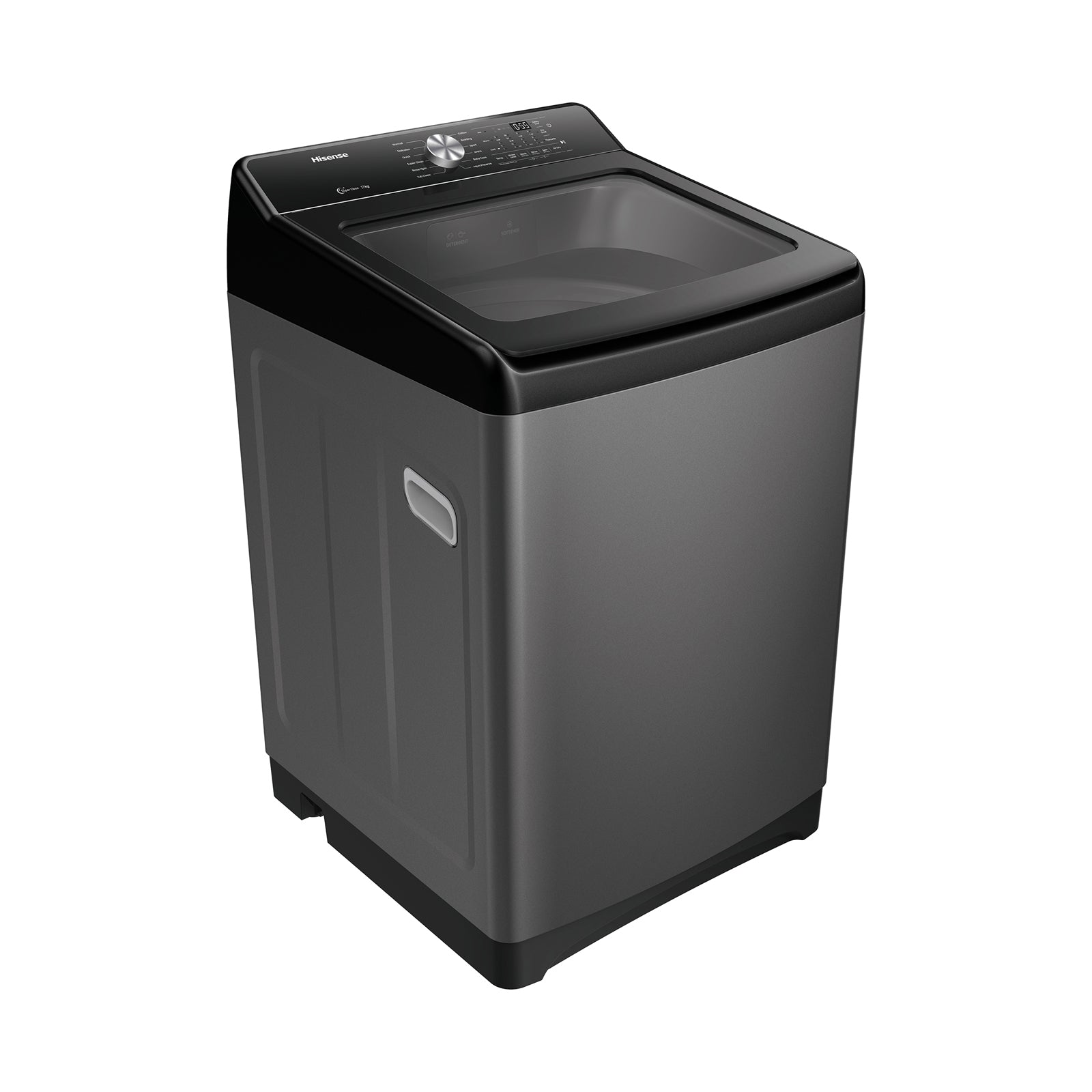 HISENSE Washer 17 Kg Top Load Titanium