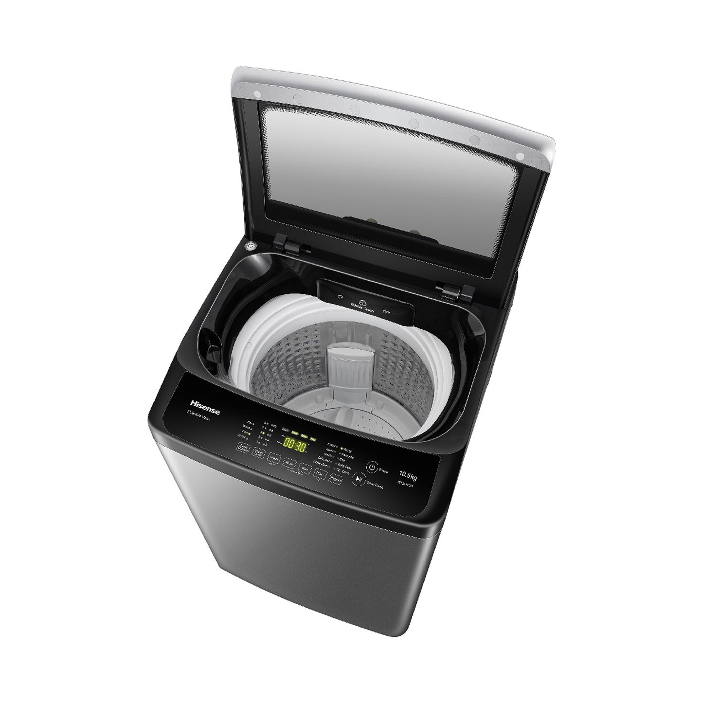 HISENSE Washer 10.5 Kg Top Load Titanium