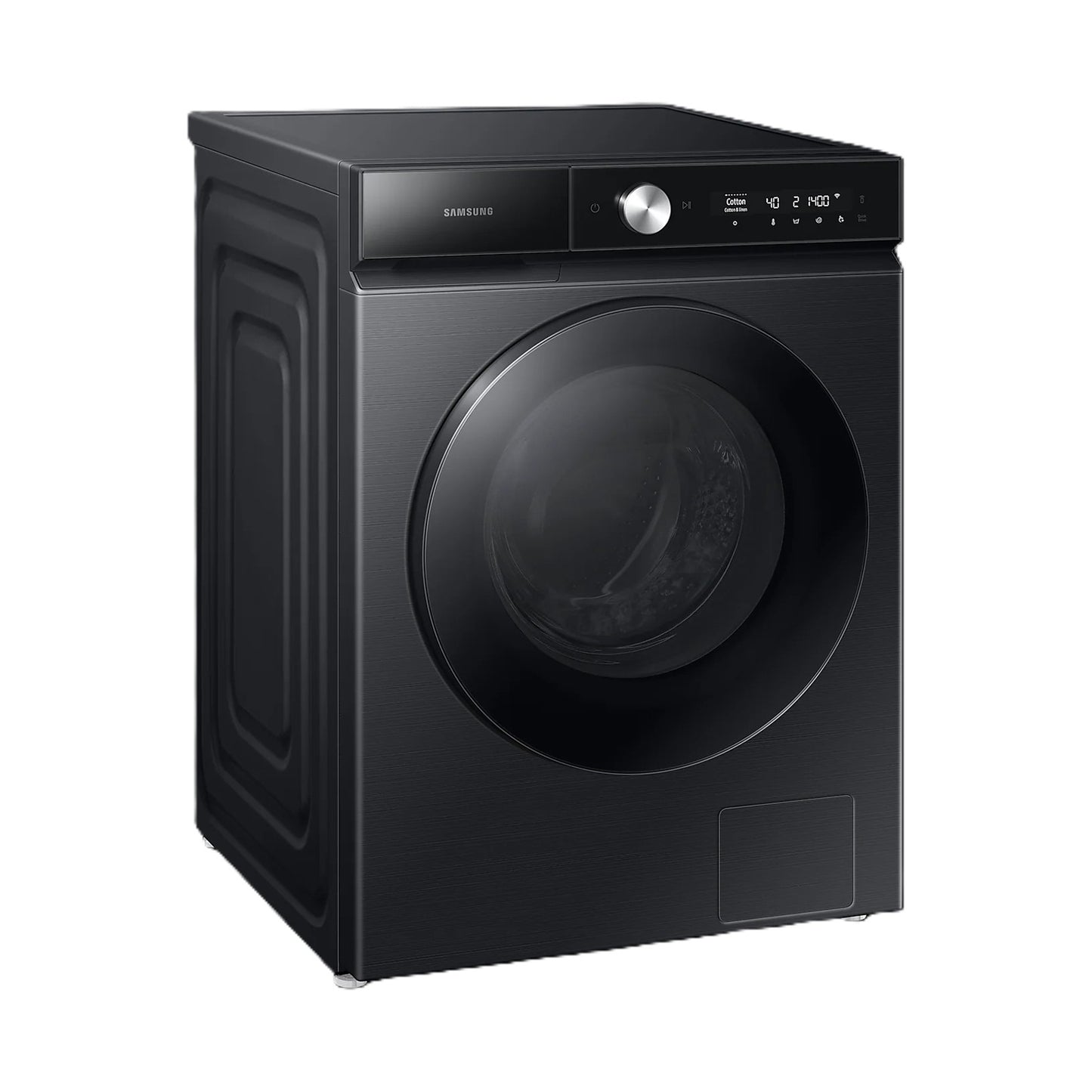 SAMSUNG Washer 12 Kg Front Load 1400RPM Black