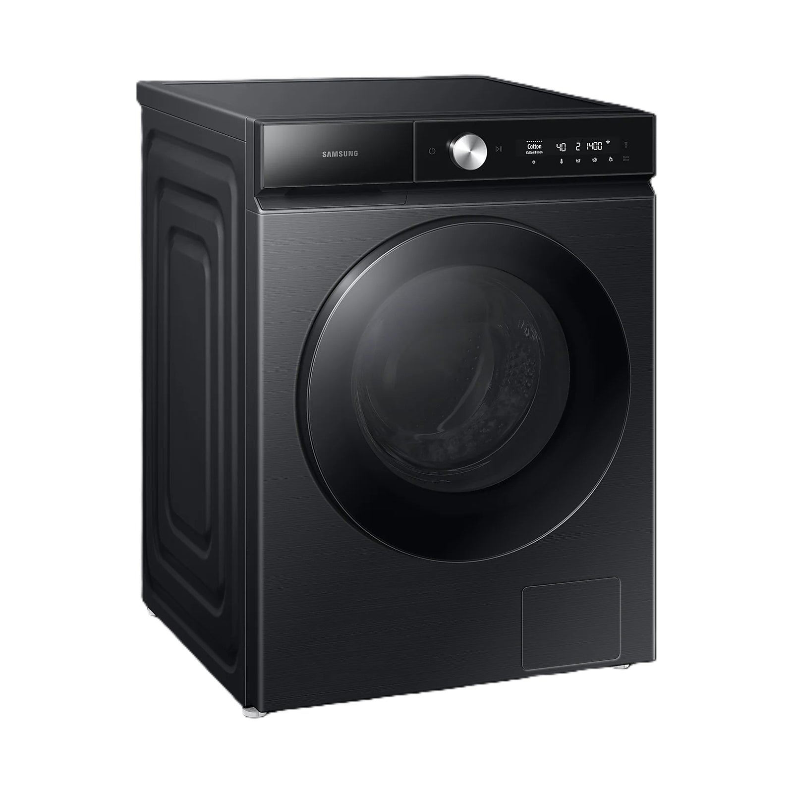 SAMSUNG Washer 12 Kg Front Load 1400RPM Black