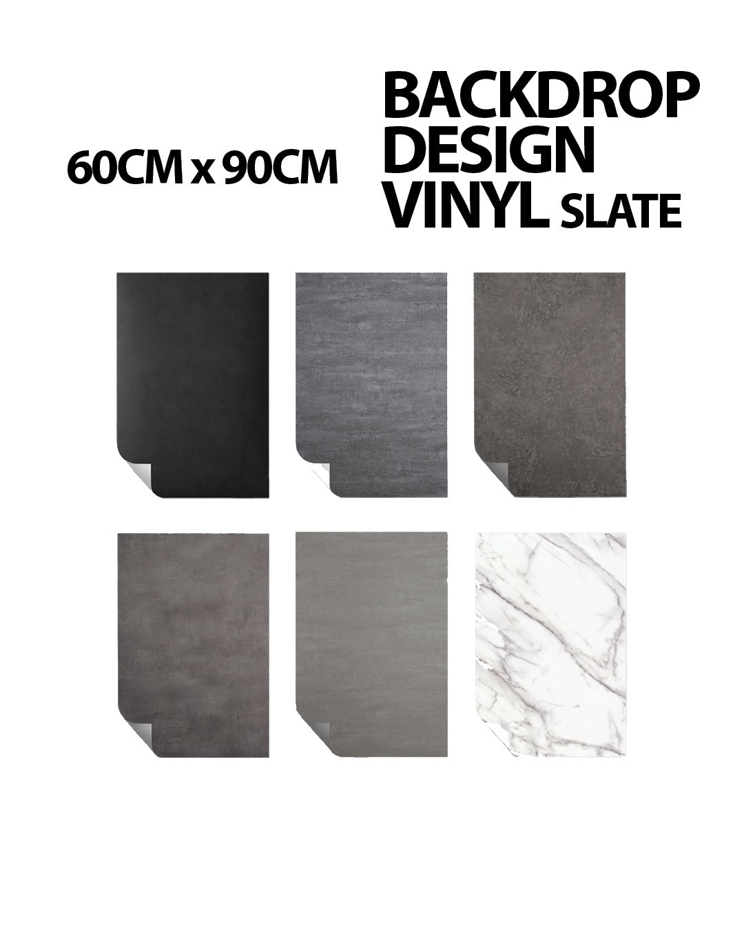 Vinyl Waterproof Photography Backdrop(60x90cm)
