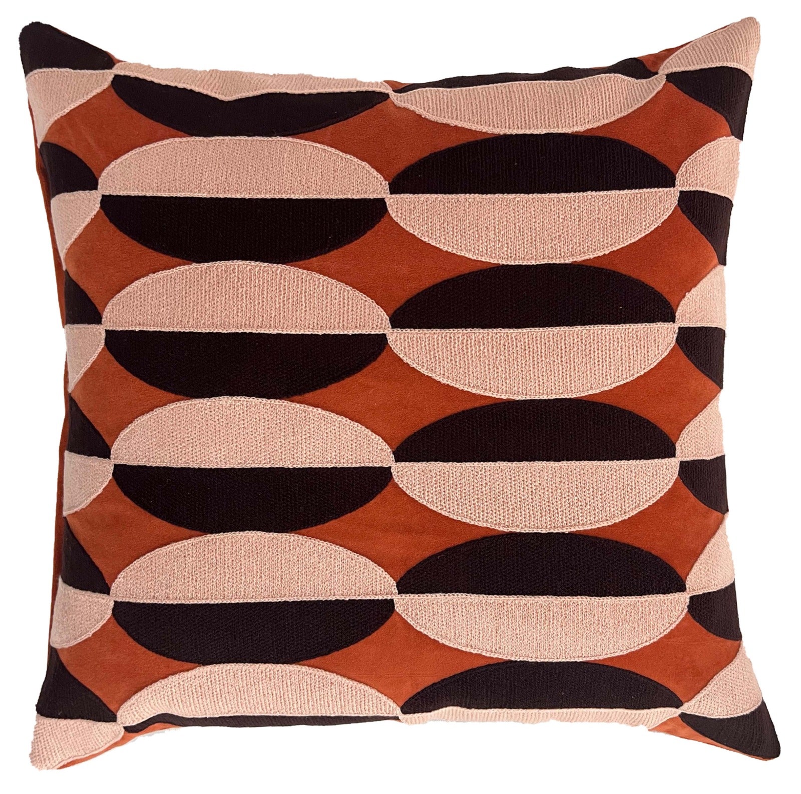 Decorative Cushion – Beige, Orange & Pink ORCA HOME