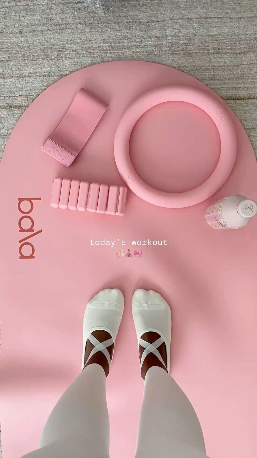 Bala - The Play Yoga Mat - 5mm -  Blush