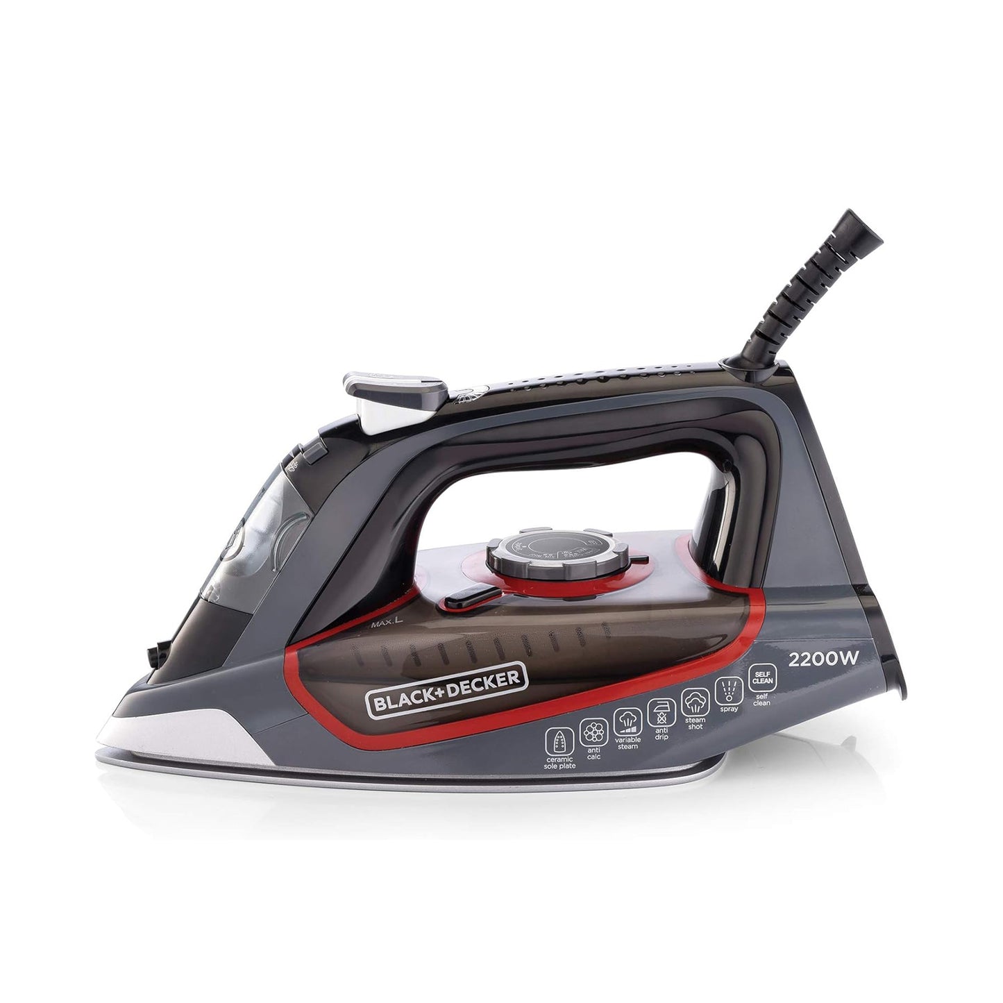 Black & Decker Steam Iron 2200W Ceramic