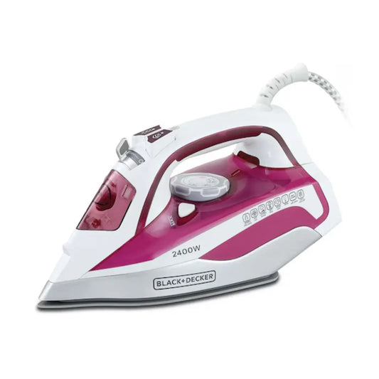 Black+Decker Steam Iron 2400w with Ceramic Soleplate