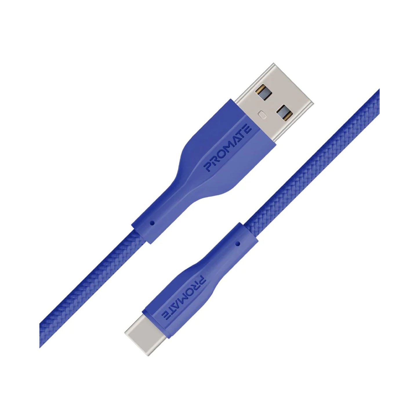 PROMATE SUPER FLEXIBLE DATA AND CHARGE USB-C CABLE - NAVY