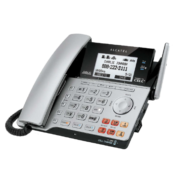 ALCATEL XPS2120 2LINE COMBO CORDED + CORDLESS DECT COMBO, 2