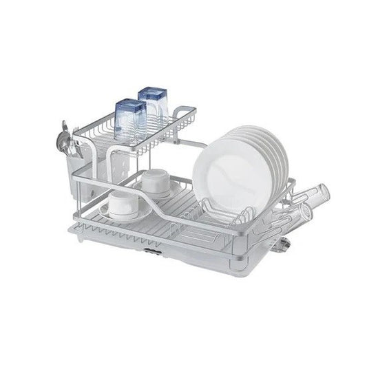"YW DISH RACK  ALUM 45.5*35*26.5CM [KEB 21]