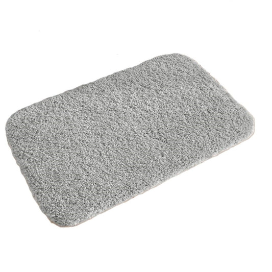 "YW CARPET GREY PLAIN 45*75CM [KEB 86]