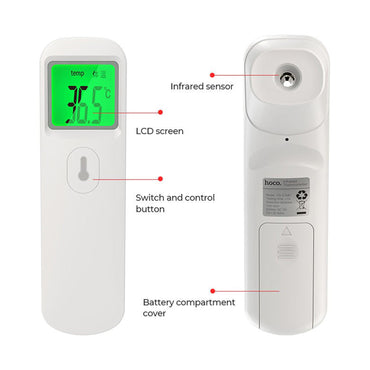 Hoco Non-Contact Infrared Thermometer (White)