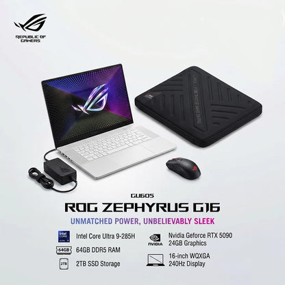 ASUS ROG Zephyrus G16 GU605CX-QR145 - Intel Core Ultra 9 285H - Nvidia RTX 5090 24GB - 64GB RAM Asus