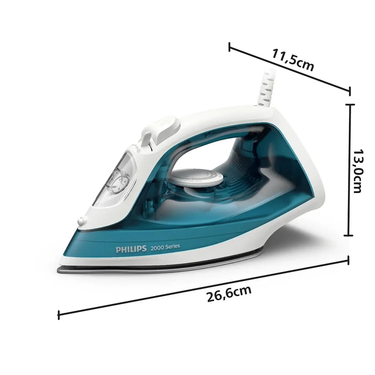 Steam iron 2000w steam (cont) 25 g/m  steamboost 100g