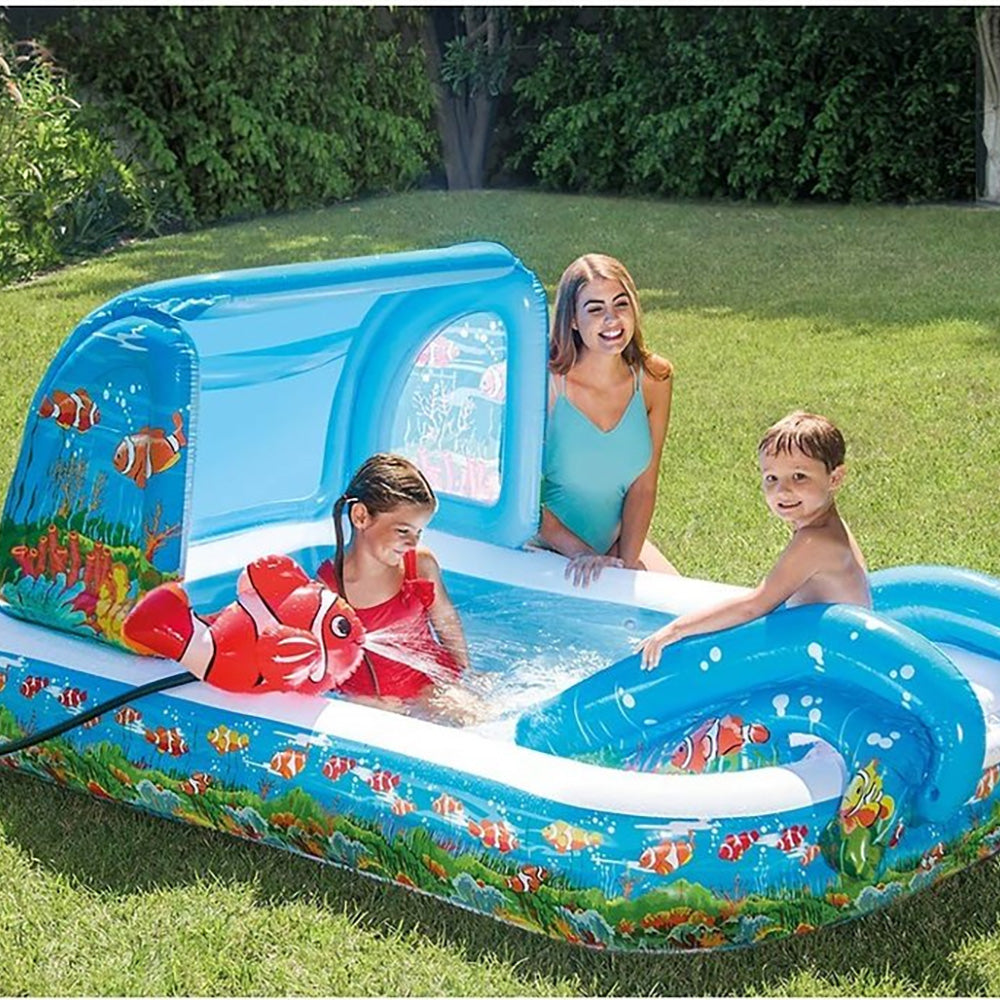 Clownfish Inflatable Play Center 226 X 145 X 104 Cm Intex