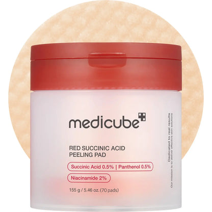 Red Succinic Peeling Pad MEDICUBE