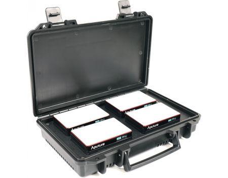 Aputure MC 4-Light Travel Kit with Charging Case