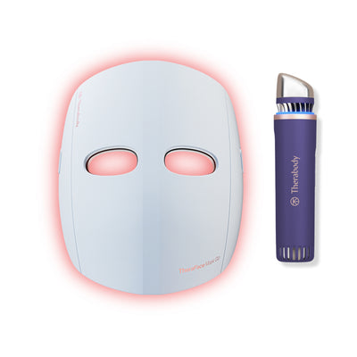 Anti-Aging Bundle: TheraFace Mask Glo + TheraFace Depuffing Wand THERABODY