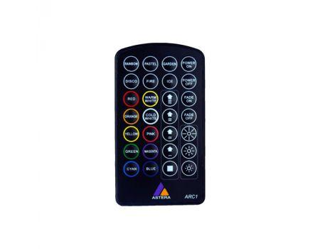 Astera Infrared remote control. 28 buttons for pre-defined programs