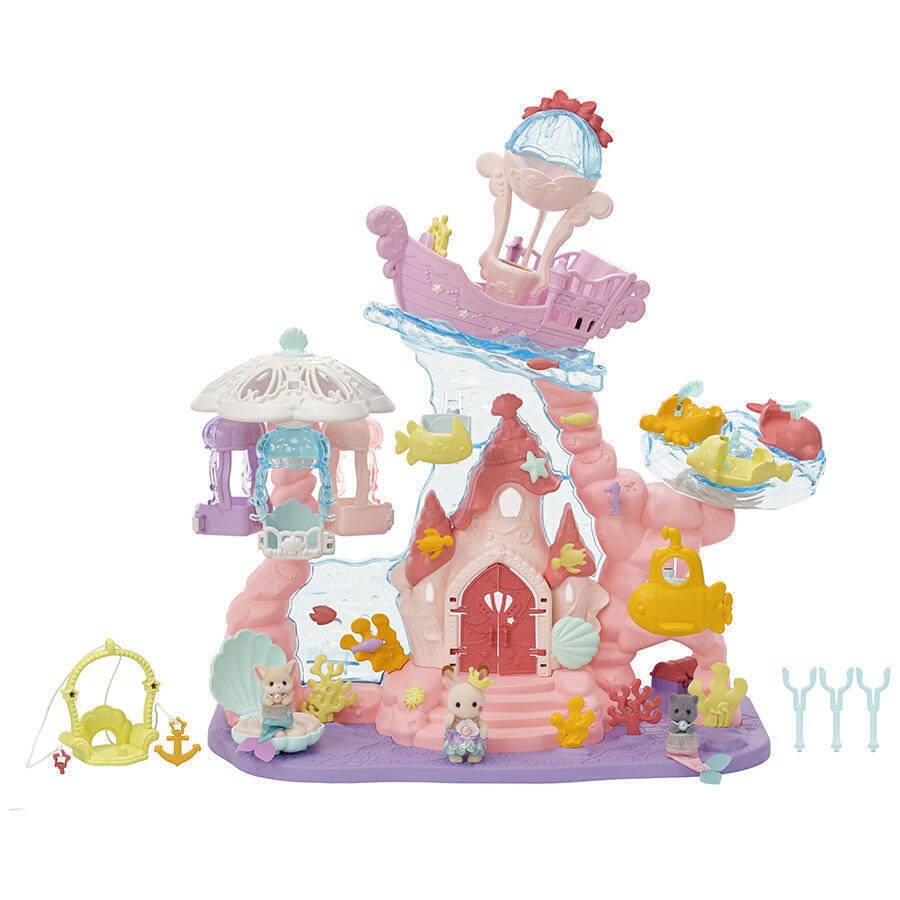 Sylvanian Families Mermaid Castle and Families Sylvanian Families