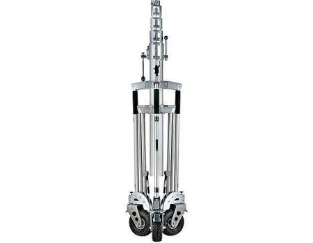 Avenger Long John Stand with Braked Foam-Filled Wheels (18.7') - Cinegear Middle-East S.A.L
