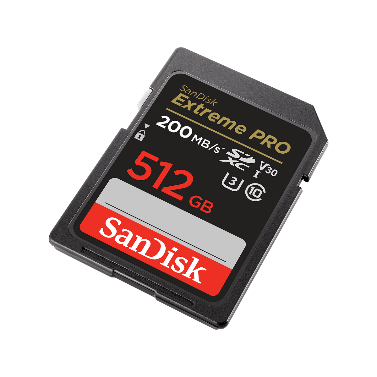 SANDISK SD EXTREME PRO 512GB - 200-140 MB/S - 1334X