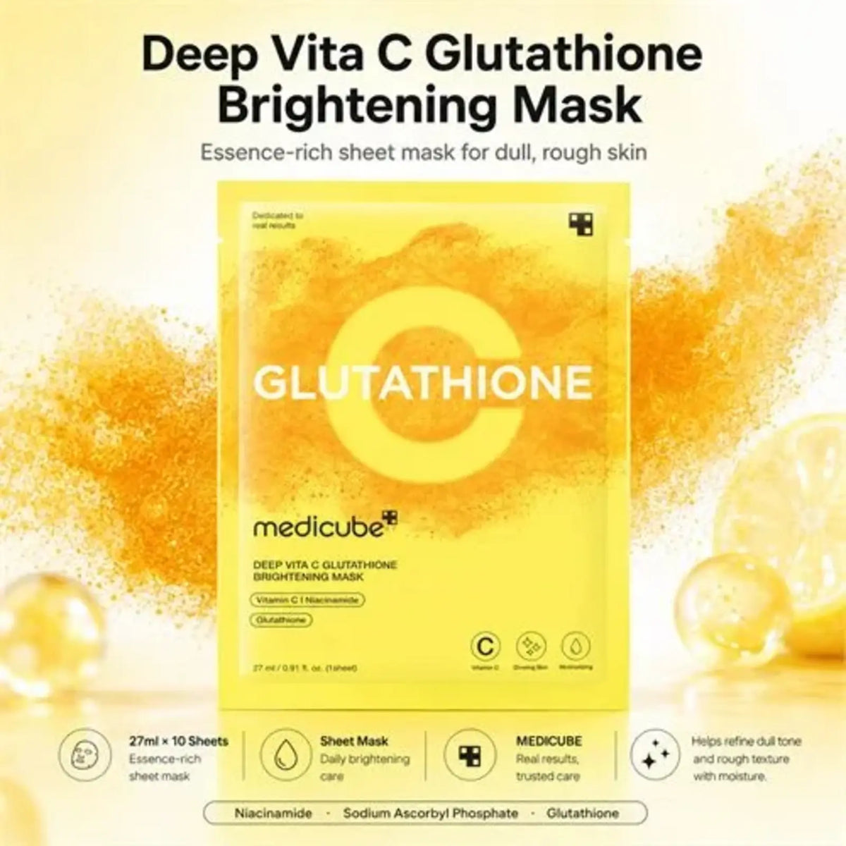 Deep Vita C Glutathione Brightening Mask