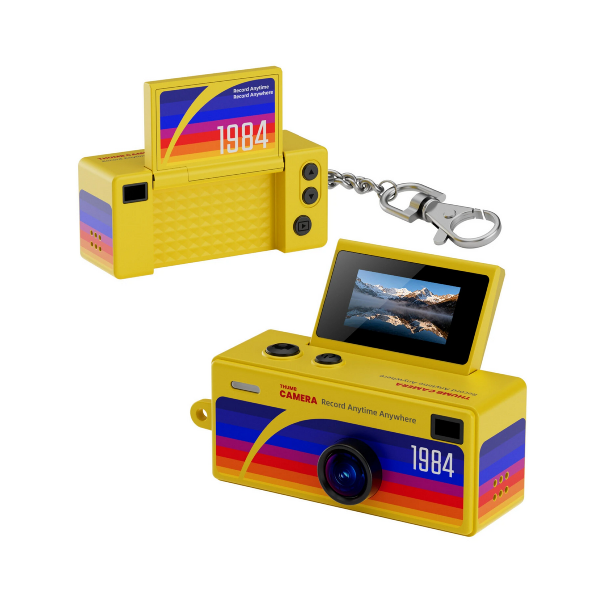 Porodo Mini Thumb Camera - Yellow PORODO