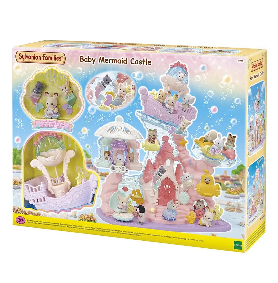 Sylvanian Families Mermaid Castle and Families Sylvanian Families