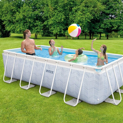 Intex Rectangular Chevron Swimming Pool Intex