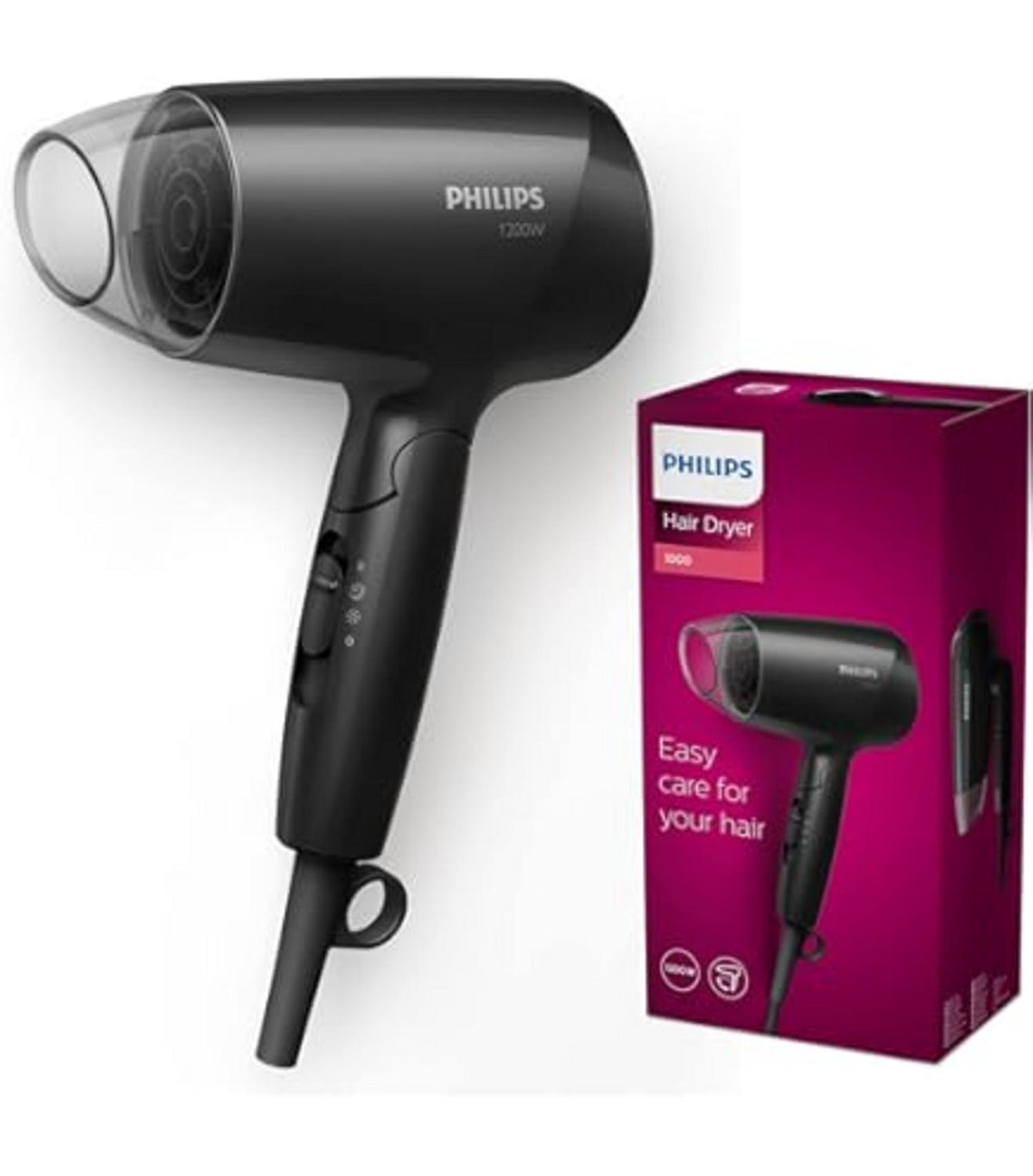 Hair dryer 1600w  dc motor  3 heat/speed