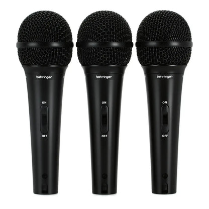 Behringer XM1800S Dynamic Microphone Set (3-Pack) BEHRINGER