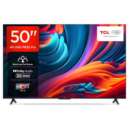 TCL LED 50" 4K Smart Google TV - FRAMELESS TCL