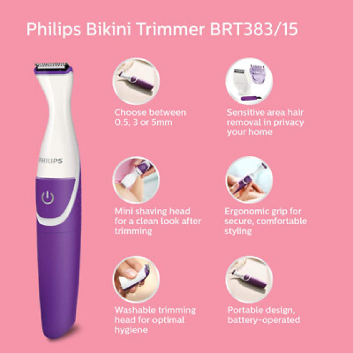 Bikini trimmer wet&dry