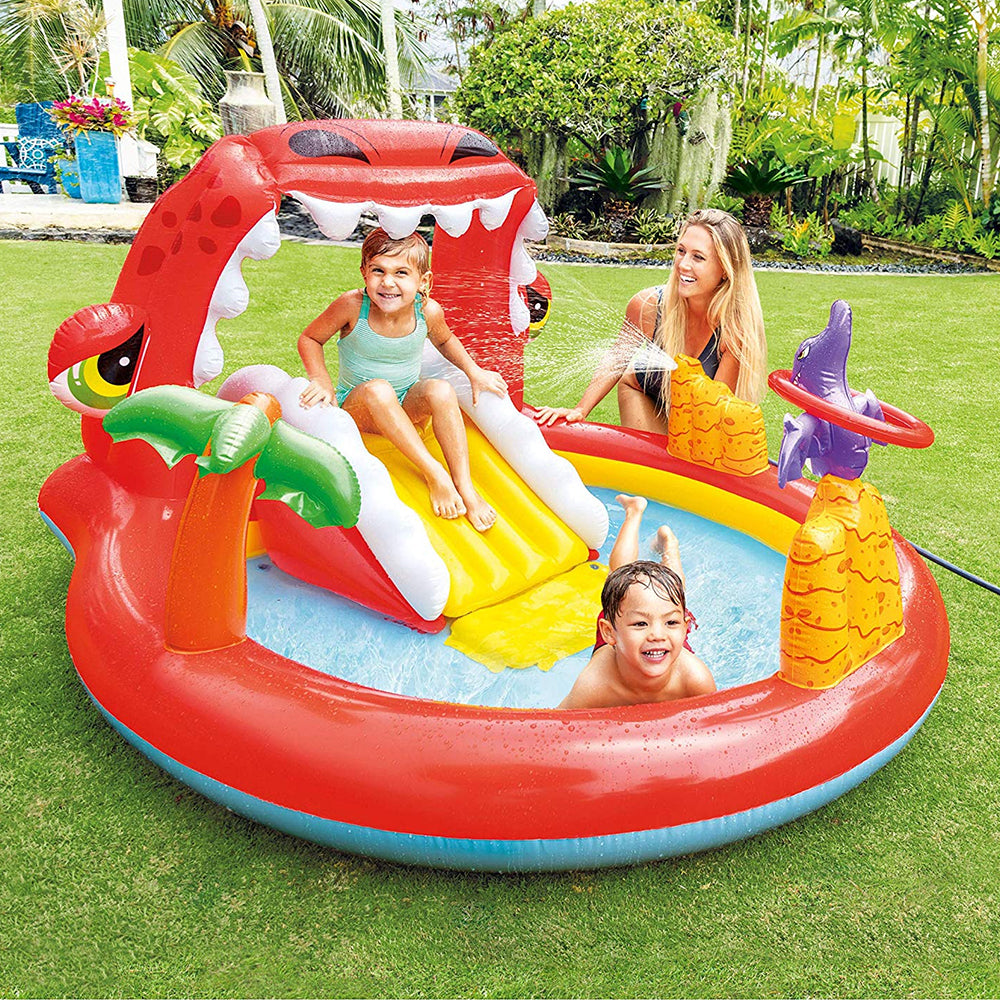 Dino Playcenter 196 X 170 X 107 Cm Intex