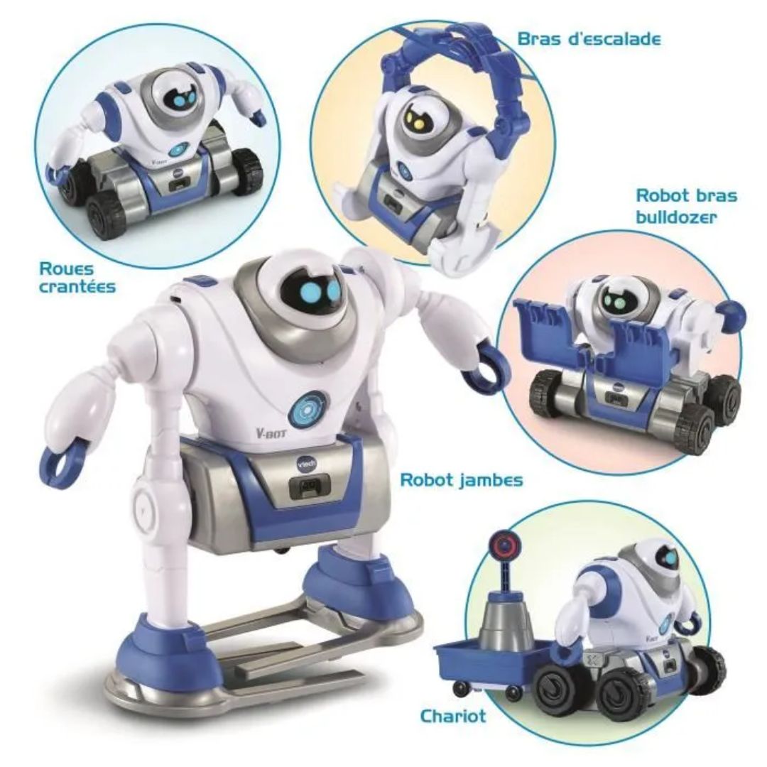 Vtech V-Bot Explorer Mon Robot 5 En 1 Vtech
