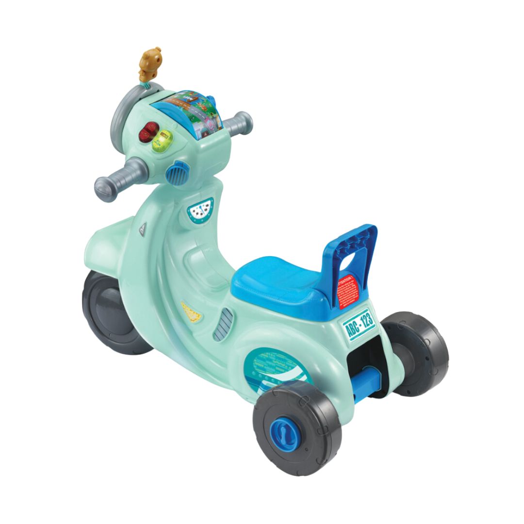 Vtech 3 En 1 Interactif Scooter Blue Ride-On Vtech