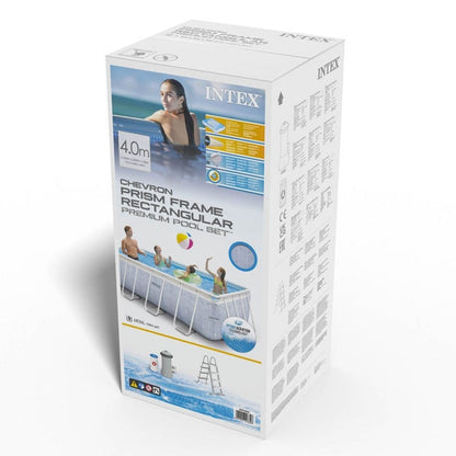 Intex Rectangular Chevron Swimming Pool Intex