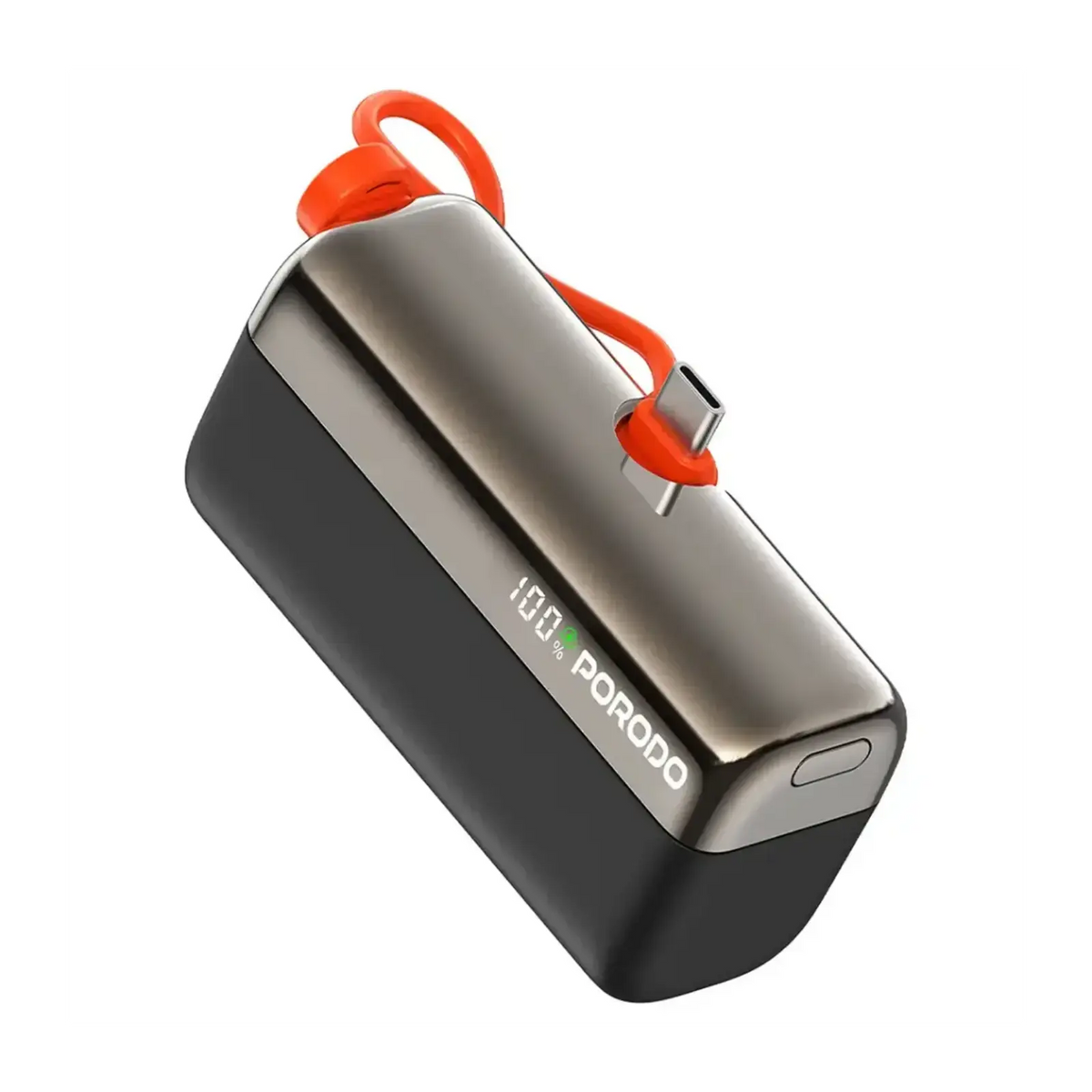Porodo Pocket Volt Power Bank 10000mAh Type-C - Black