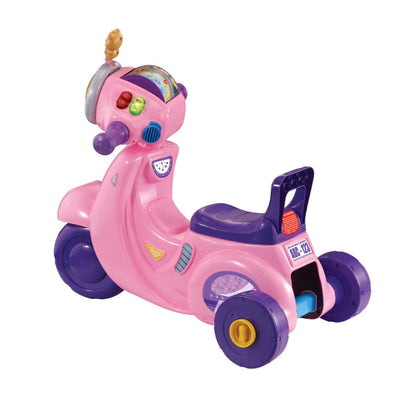 Vtech 3 En 1 Interactif Scooter Pink Ride-On Vtech