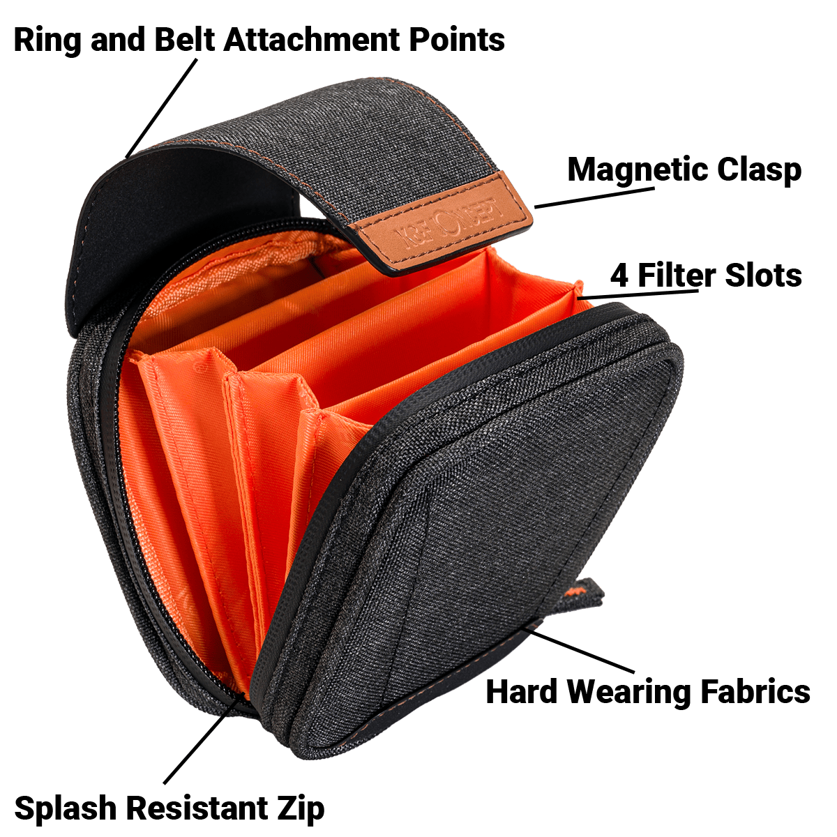 K&F Filter Pouch with 4 Filter Slots