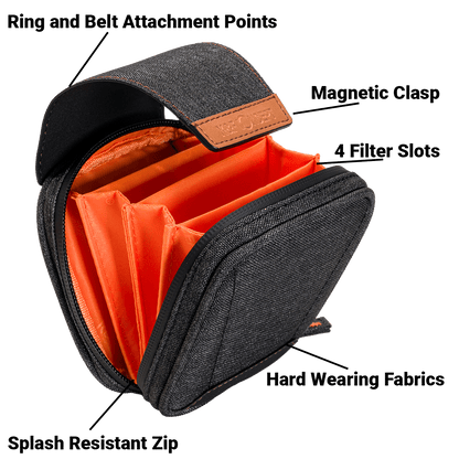 K&F Filter Pouch with 4 Filter Slots