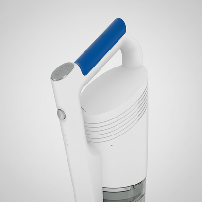 Blueberry Stick Vacuum Cleaner 150W handle and controls close-up