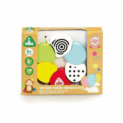 ELC Wooden Twisty Rainbow Ring Early Learning Centre