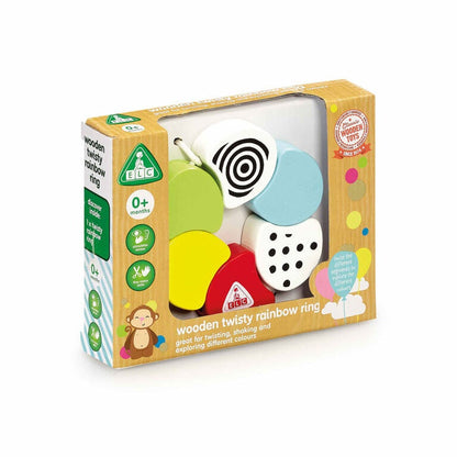 ELC Wooden Twisty Rainbow Ring Early Learning Centre