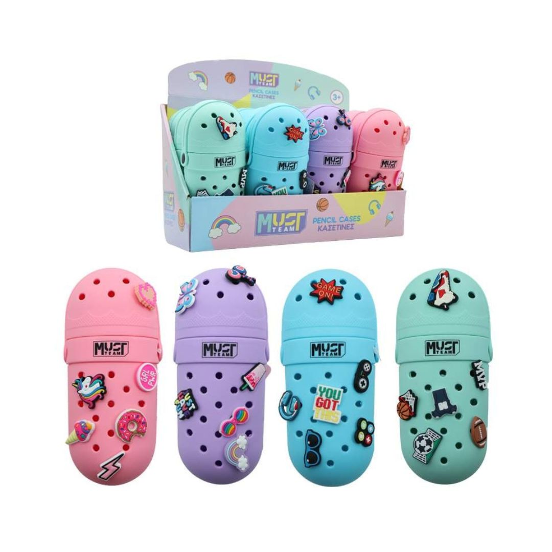 Must Silicone Pencil Pouch Assorted must