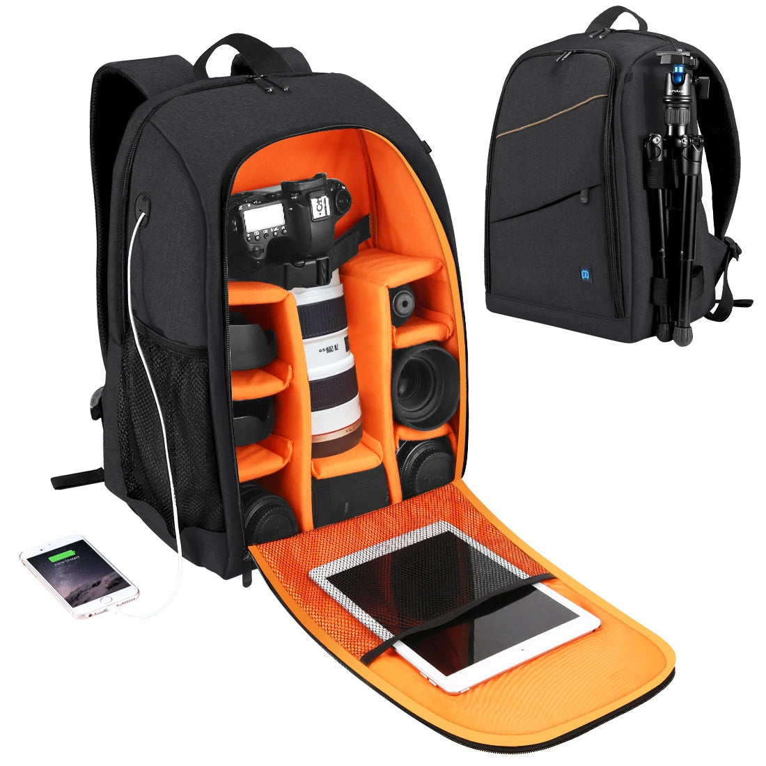 Front Opening Backpack