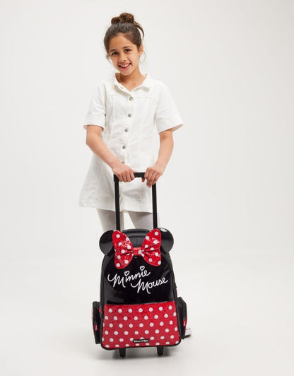Smiggle Red Minnie Mouse Trolley Backpack Smiggle
