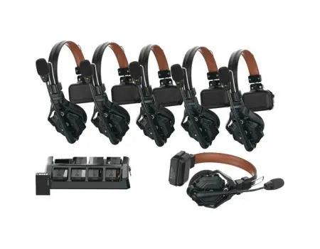 Hollyland 6-person Noise Cancelling Intercom Headset Full Duplex System