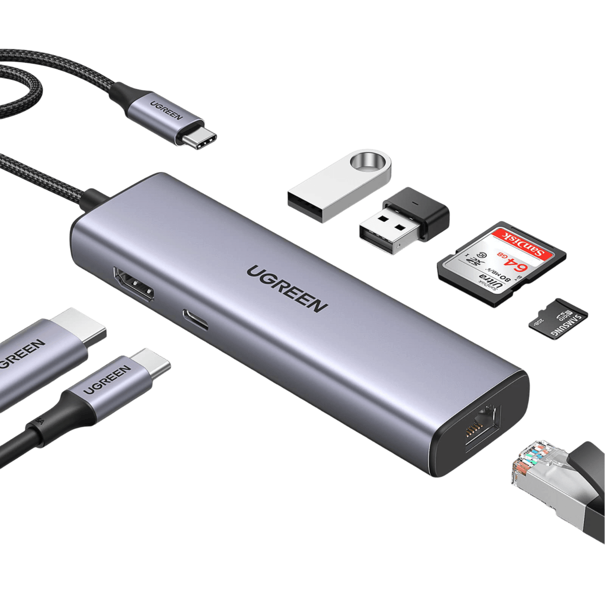 UGREEN 7 IN 1 USB HUB